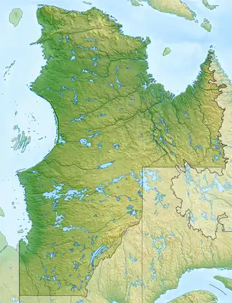Voir sur la carte administrative du Nord-du-Québec