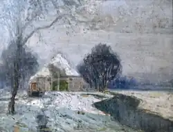 Allemagne du Nord paysage d'hiver (1925)