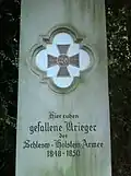 Croix de fer des marins de la guerre du Schleswig-Holstein.