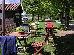 Parkståket mot öst, été 2006.