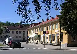 La place Ängby torg.