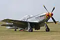 Un North American P-51 Mustang peint pour représenter le Nooky Booky IV piloté par Carson.