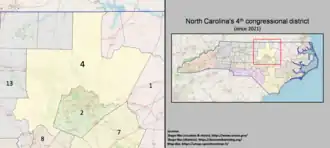 Static map of 2021-3 congressional district