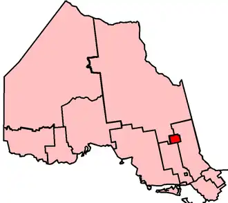 Carte de la circonscription