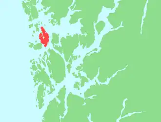 Localisation de l'île