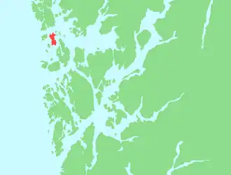 Localisation de l'île