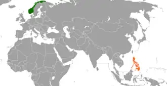 Philippines et Norvège