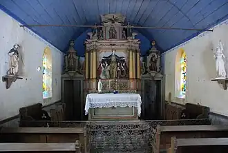 Intérieur de la chapelle de Notre-Dame-de-Bon-Secours.