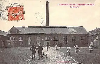 La sucrerie en 1909.