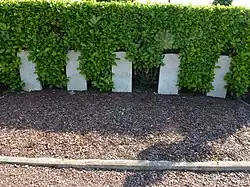 Les tombes de soldats anglais.