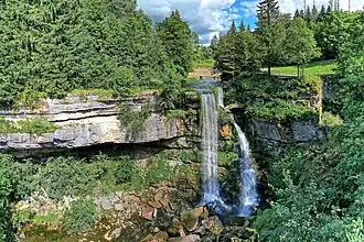 La cascade du moulin du saut.