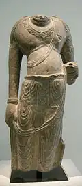 Statue de Bodhisattva, (dynastie Tang, VIIIe&nbsp;siècle)