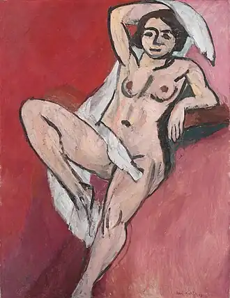 Nu à l'écharpe blanche, 1909 – Statens Museum for Kunst, Copenhague.