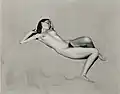 "Nude on Sand", photo de Charis Wilson par Edward Weston, 1936