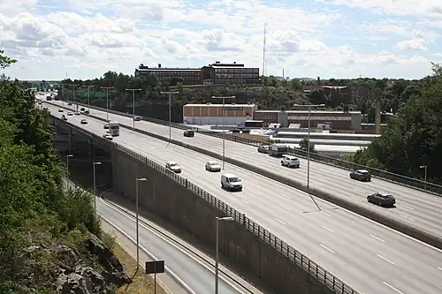 Hägerstensviadukten vu de Nybohov.