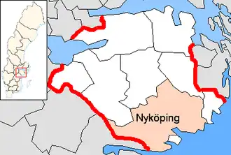 Localisation de Nyköping