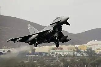 Eurofighter en décollage