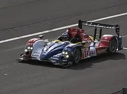 Une Oreca 01 lors des 1 000 kilomètres de Spa 2009.