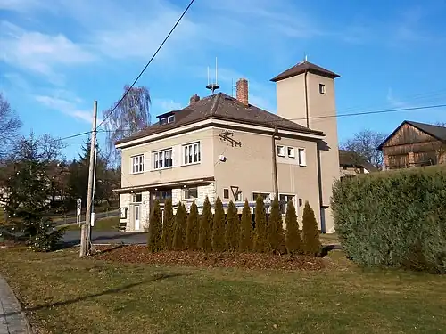 Slatině nad Úpou : la mairie.