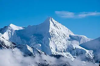 L'Ober Gabelhorn vu depuis la Corne de Sorebois.