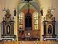 L'intérieur d'église.