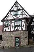 maison à colombages, Burgstraße 12