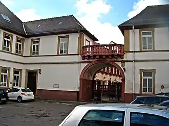 Vue depuis la cour du château