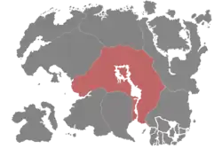 Province de Cyrodiil sur le continent de Tamriel