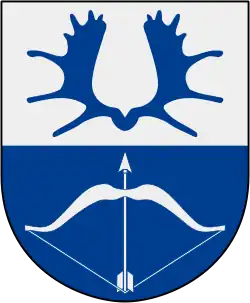 Le blason de la commune d'Offerdal 1863-1973