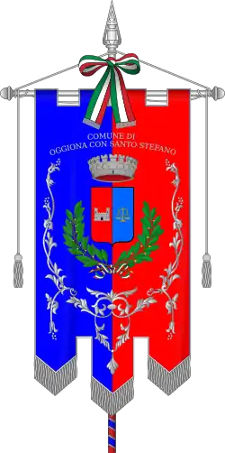 Drapeau de Oggiona con Santo Stefano