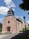 L'église en 2014 avec le clocher rénové.