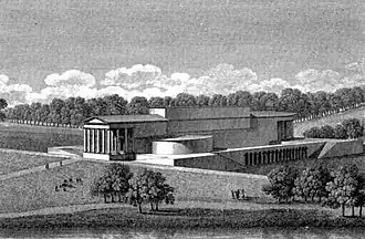 « Oikema » ou projet de maison de plaisir - Élévation.