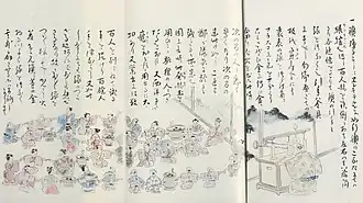 Espérience sur l'électricité statique réalisé par Hashimoto Sōkichi&nbsp;(ja).