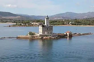 Le phare d'Isola della Bocca.