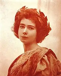 Olga de Meyer, vers 1897,  par Adolf de Meyer