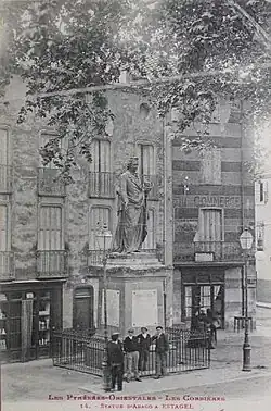 Monument à Arago (1865), Estagel. Envoyé à la fonte en 1942.