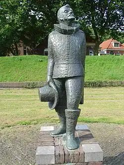 Olivier van Noort, sculpture de Jan van Ipenburg&nbsp;(nl)