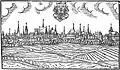 Gravure d'Olomouc en 1593.