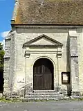 1re&nbsp;travée, côté sud.