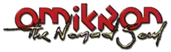 Omikron est inscrit en rouge, en dessous figure le sous-titre The Nomad Soul.