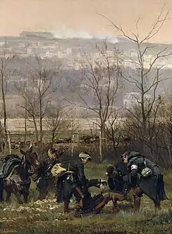 135. On relève un blessé, musée d'Orsay.