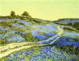 Bluebonnets Late Afternoon, sans date