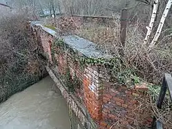 Pont sur l'Orneau de la ligne de tramway vers Fleurus.