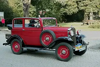 Opel 1,2 L berline décapotable de 1932.