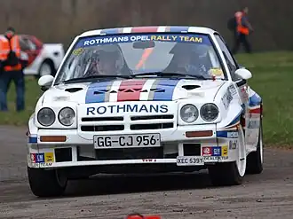 L'Opel Manta 400 de Guy Fréquelin.