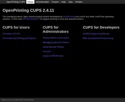 Description de l'image OpenPrinting CUPS screenshot.webp.
