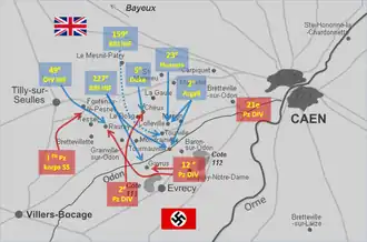 Photo Carte présentant les principales actions du 27 juin