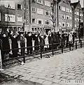 Mains en l'air sur la Nieuwe Uilenburgerstraat à Amsterdam, 23-24 février 1941