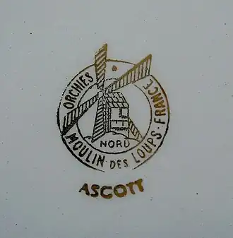 Cachet Orchies — Moulin des loups - Ascott.