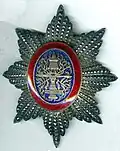 Modèle de plaque de grand officier avant 1948
